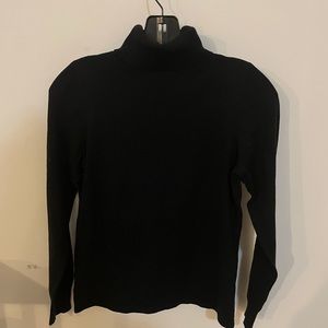 Ann Taylor Black Turtle Neck- Small Petite